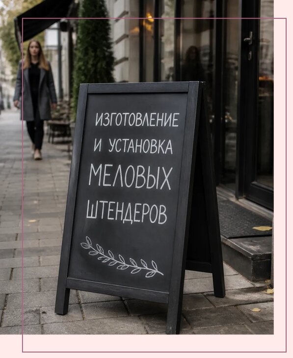 Меловые штендеры в Можге по цене от 6583 р. | Аванза-Мжг